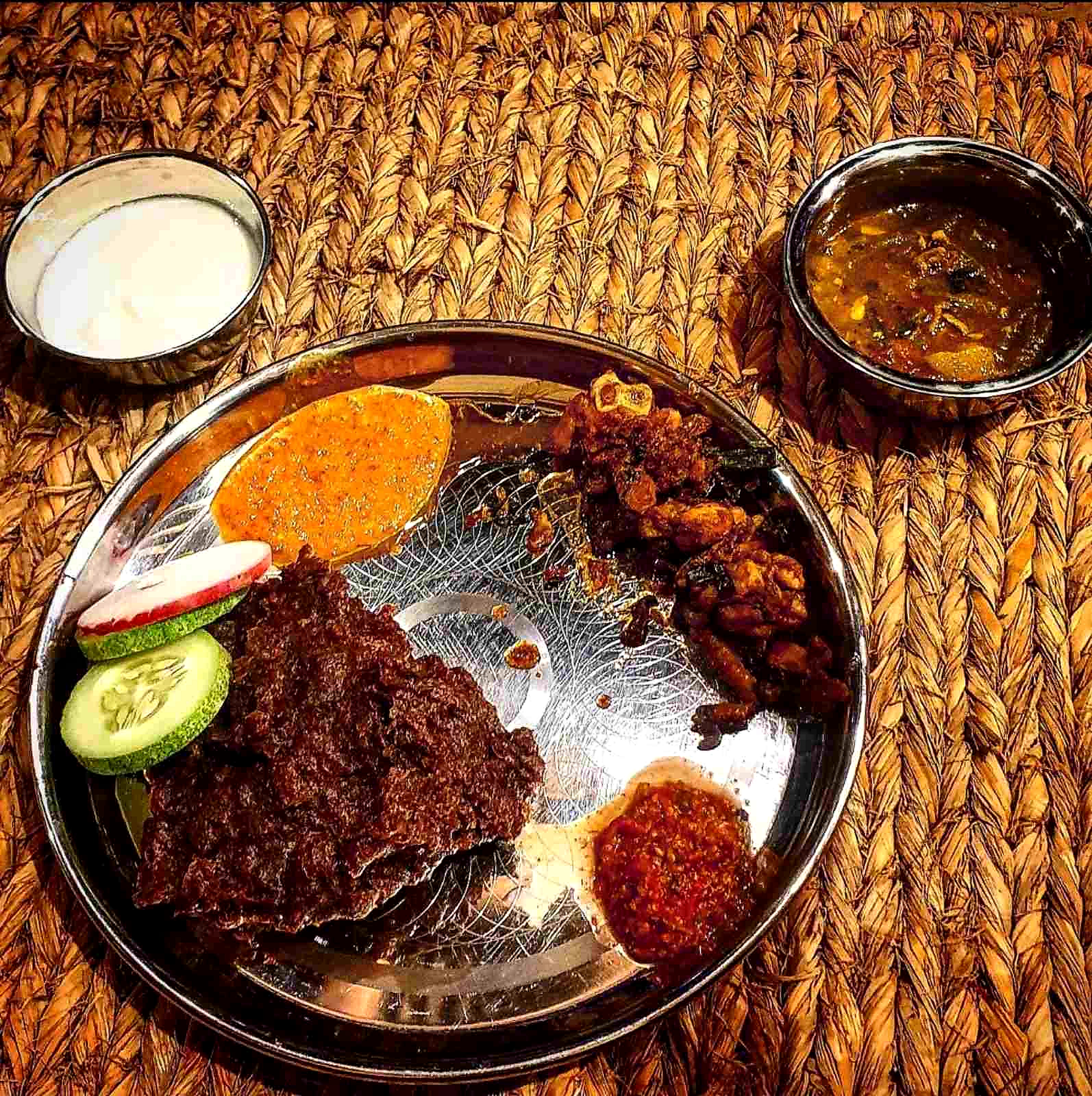 Local Nepali meal